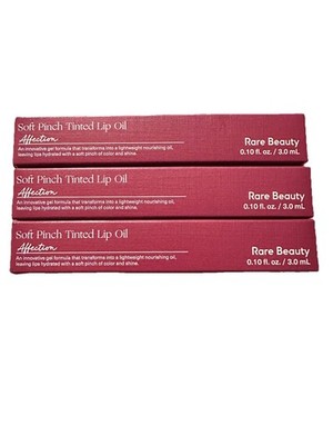 Rare Beauty Bundle of 3 Soft Pinch Tinted Lip Oil Affection Lip Stain