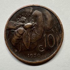 1930 Italy 10 Centesimi - Coin #D-005
