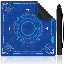 Mahjong Mat,Mahjong Mat for Table with Bag,32.3 x 32.3 Inch Non-Slip Noise Re...