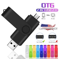 256GB Type C USB 2.0 Flash Drive OTG Memory Stick Thumb Drive 2-in-1 Pen Drive