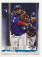2019 Topps Update VLADIMIR GUERRERO JR. Base Rookie Card Blue Jays RC #US1. rookie card picture