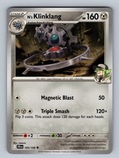 N's Klinklang 105/159 Uncommon SV09: Journey Together NM - LP Pokemon TCG