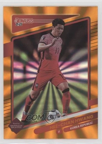 2021-22 Panini Donruss Road to Qatar Holo Orange Laser Hwang Hee-chan #137