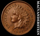 1907 Indian Head Cent- Choice Gem Brilliant Uncirculated++++ Luster #J104
