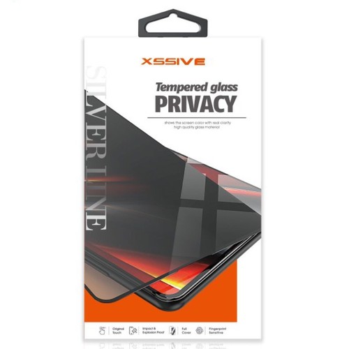 Verre Trempé XSSIVE Anti-espion Pour IPhone SE 2020 – Protection écran Effet Privé Noir