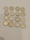 1960,64 Roosevelt 90% Silver Dime Lot Of 16