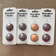 Sneaker Balls Shoe Deodorizers for Shoes, Gym Bags  Lockers Fresh  Clean 4pk