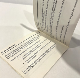 SESAME STREET 123 ASTRO-GROVER & ERNIE&rsquo;S MAGIC SHAPES NES NINTENDO BOOKLET 1989