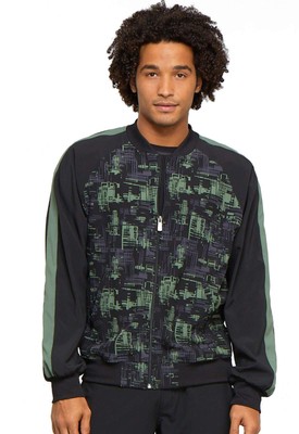 Cherokee Infinity Men Warm Up Scrubs Jacket, CK311, Size: 3XL, Circuit City