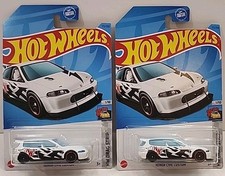 Hot Wheels Lot Of Two 2022 HW DRAG STRIP, Honda Civic Custom. 7/10