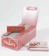 Moon Rolling Papers Box Of 50 Packs 1 1/4 Size Regular Size 77mm