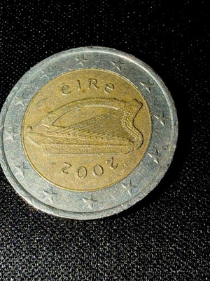 #ad 2002 2 Euro Coin $179.00