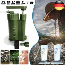 Outdoor Camping TrinkWasseraufbereiter Bundeswehr 3 Stufen Wasserfilter