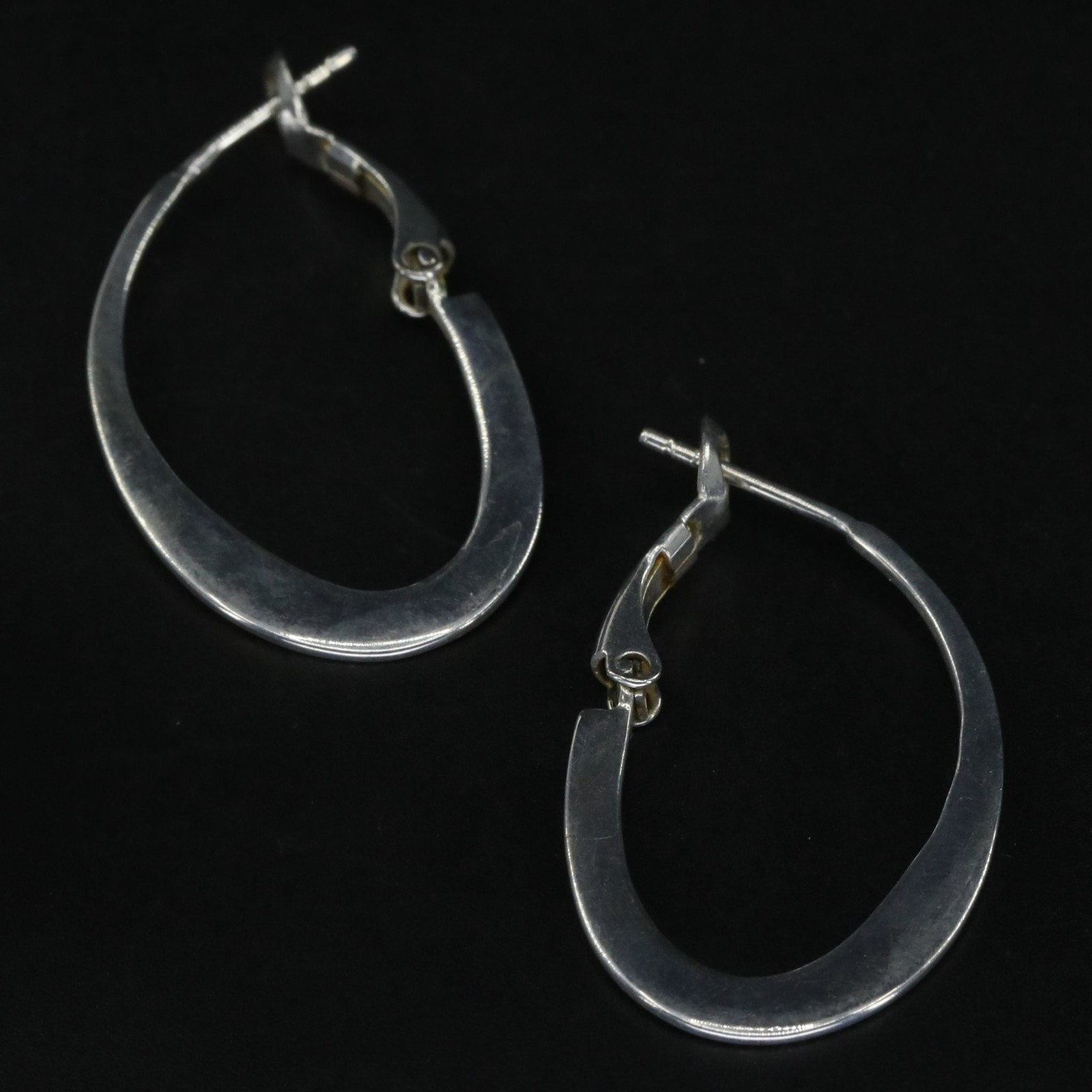 Sterling Silver - DESIGNER SU Solid Lever-Back Ho… - image 2