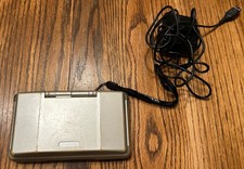 Nintendo DS Original Console NTR-001 with Charger Titanium Silver - Tested Works