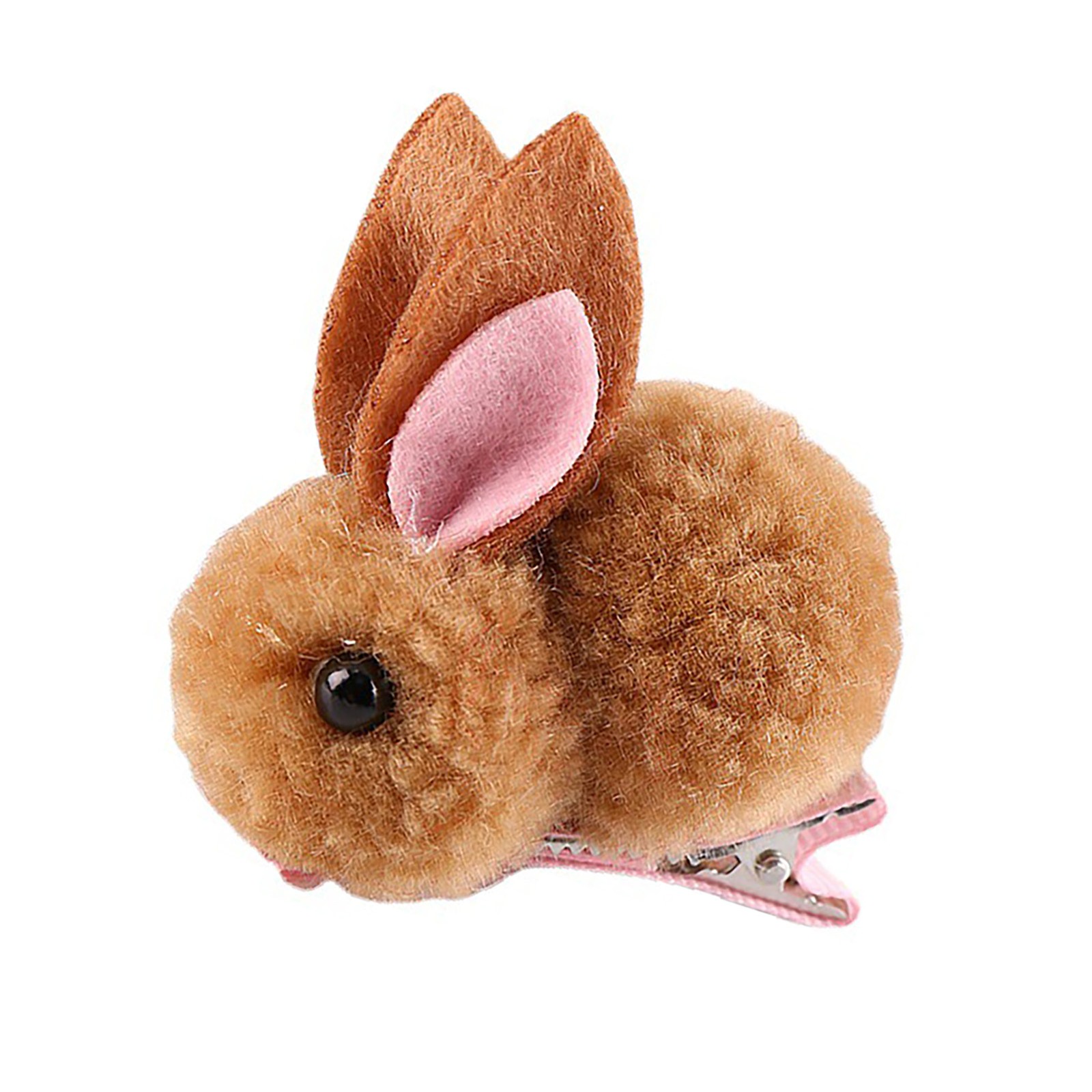Cute Cartoon Bunny Hair Clip Soft Plush Rabbit Hairpin Hand Made Multipurpos BAJ