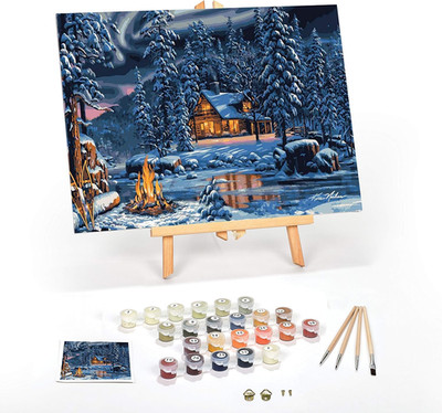 Paint by Numbers Kit for Adults Color Paint by Number 12X16 Framed | Aurora Blis