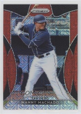 2019 Panini Prizm Red Mojo Prizm 268/299 Manny Machado #13 nd3