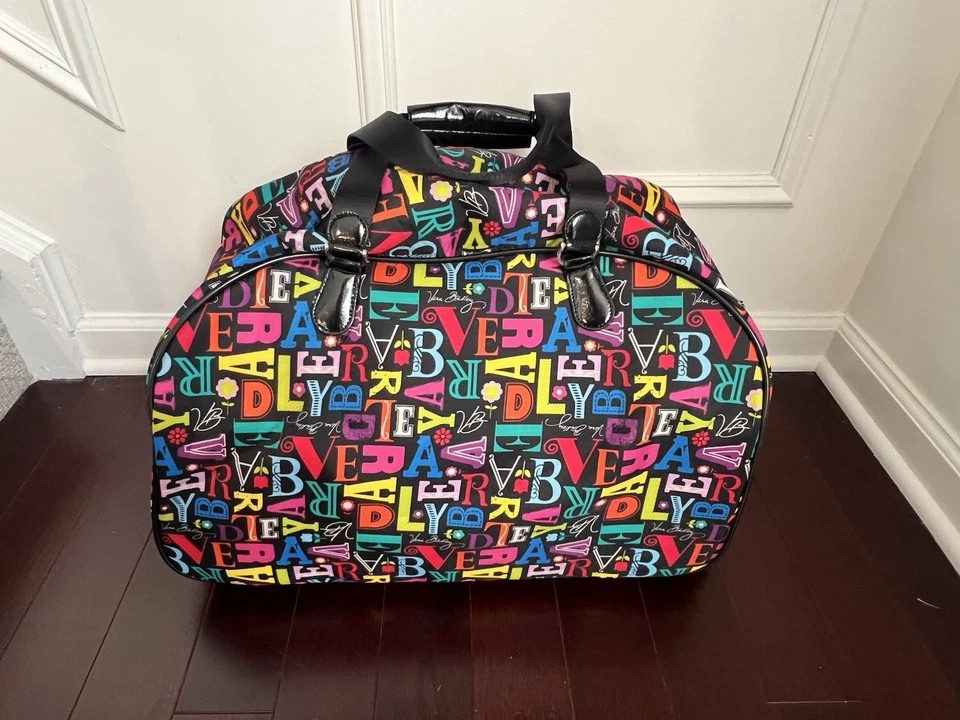 Vera Bradley Retired A to Z Matching Luggage Set EUC! - Image 2 of 4