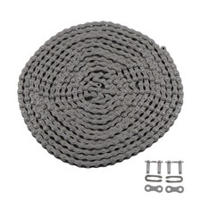 20 Feet 41 Roller Chain 1/2" Pitch with Master Link and 2 Connectors