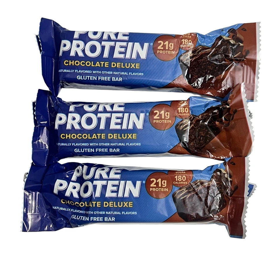 Cliff Builder, Fit Crunch & Pure Protein Bars, Lote Mixto de 36 - BB: 03/2026+ Foto 4 de 4