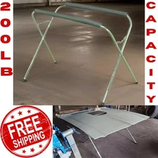 200 lb Portable Work Stand Sawhorse Foam Cushion Auto Body Shop Paint Panel Door