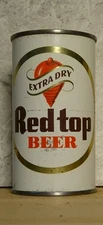 RED TOP EXTRA DRY BEER - FLAT TOP - RED TOP BREWING - CINCINNATI, OHIO