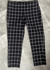 Adrianna Papell Abstract Print Slim Leg Ankle Pants size 12 NWOT