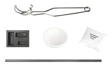 Silver and Gold Torch Melting Kit Crucible Flux Tongs Stir Rod Graphite Ingot 3-