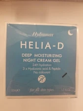 Helia-D Deep Moisturizing Night Cream Gel 24H hydration for All Skin types 50 ml