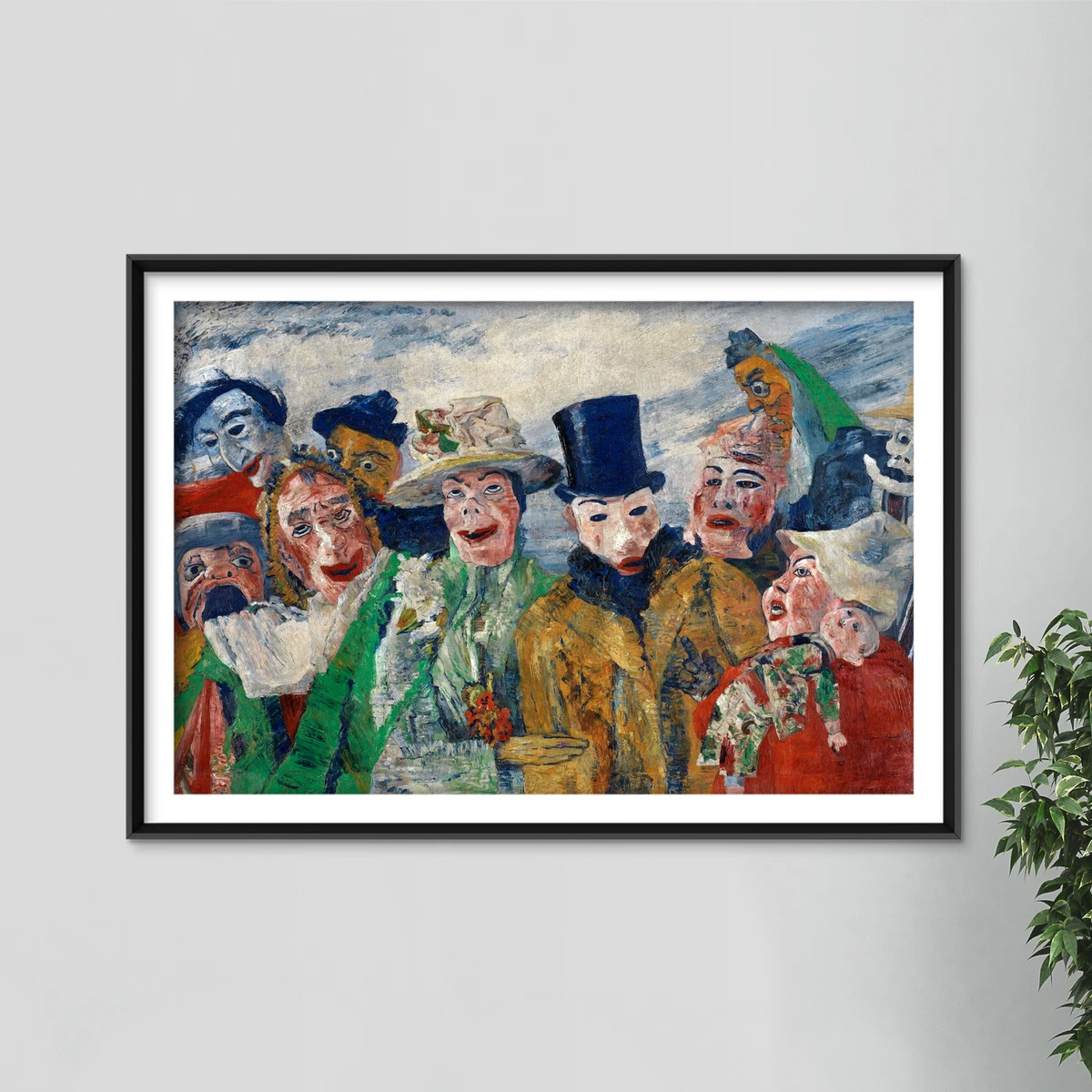 James Ensor - The Intrigue (1890) Photo Poster Painting Art Print | eBay