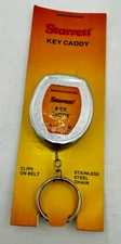 Vintage Starrett 63135 SK-1  Heavy Duty Retractable Key Caddy with Belt Clip USA