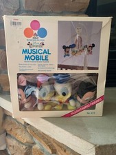Vintage Dolly Disney Babies Musical Mobile Mickey Minnie