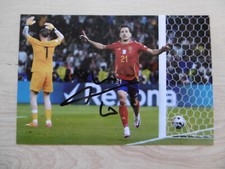 Mikel Oyarzabal "European Champion Spain" autograph signed 10x15 cm picture