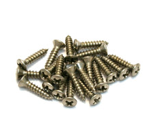 20 Stainless Steel Pickguard Screws for Fender Guitar/Bass GS-0001-005