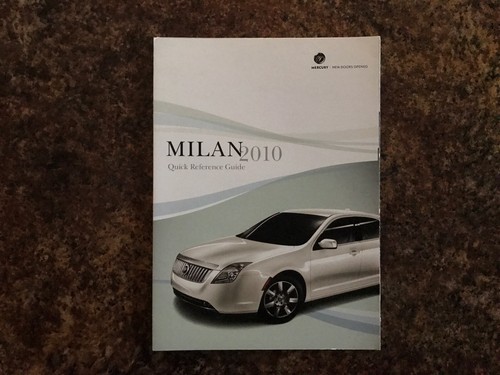2010 Mercury Milan Owners Manual w/ Case & Supplements - #G - Picture 3 of 4