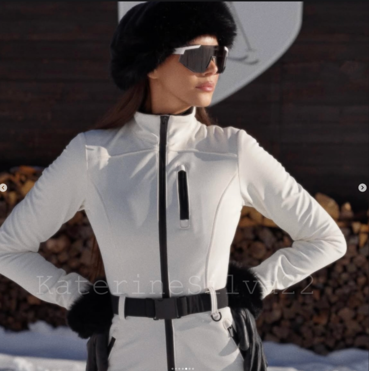 ZARA ウォーター＆ウィンドプルーフ SKI COLLECTION 白 XS Zara