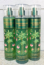 3 WATERMELON MOJITO Fine Fragrance Mist 8oz LOT/SET of 3 Green Top 