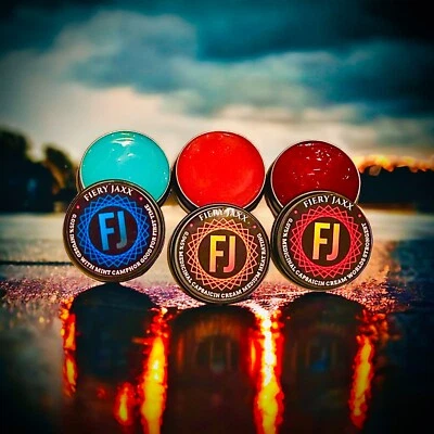 FIERY JACK CAPSAICIN PRODUCTS BALMS, GELS, CREAMS 25%-75% STRONG FOR MUSCULAR ACHES & PAIN