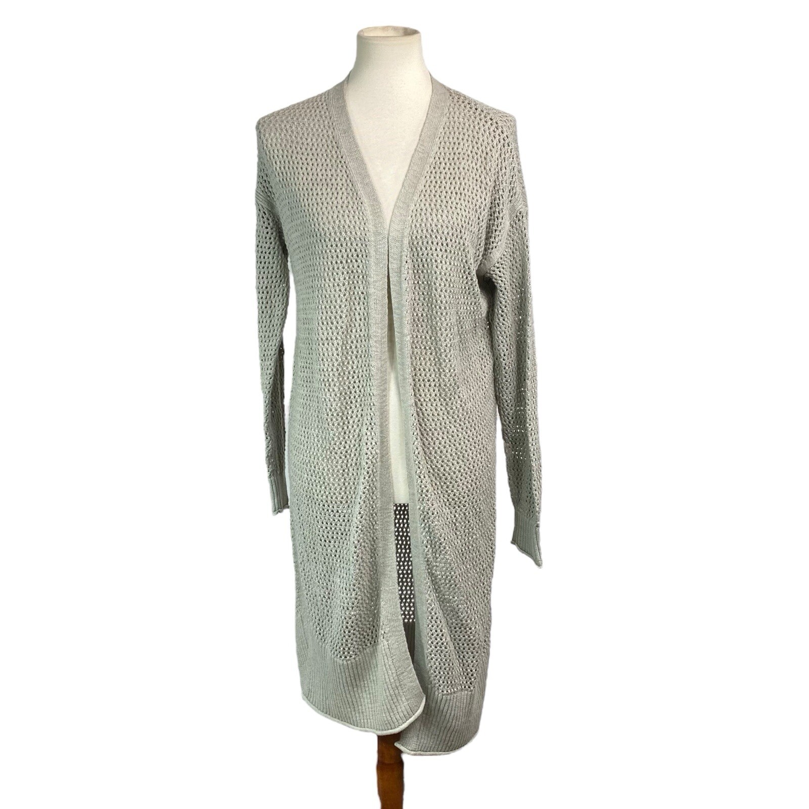 Universal Threads Open Front Open Knit Cardigan D… - image 1