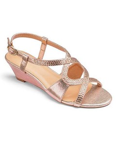 rose gold comfy heels