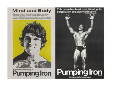 Pumping Iron arnold schwarzenegger 1977 Filmplakat movie poster