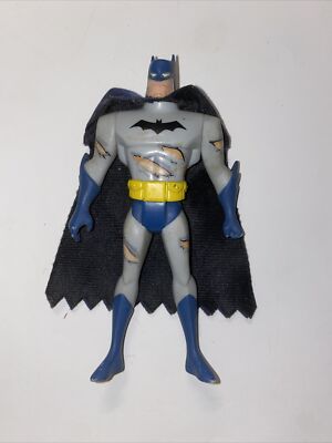 DC COMICS BATMAN THE ANIMATED SERIES * BATTLE TORN SUIT ACTION FIGURE * BLUE