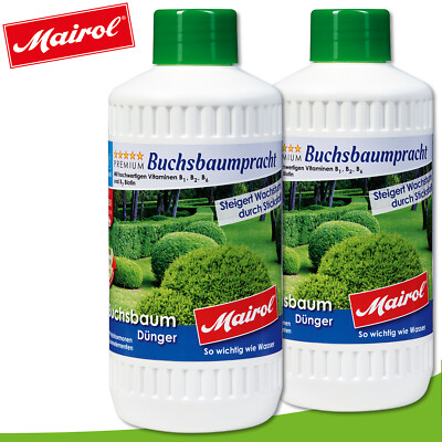 Mairol 2 x 1000 ml Buchsbaumdünger Buchsbaumpracht Liquid