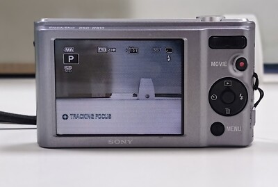 Sony CyberShot DSC W810 20.1 MP Digital Camera W/ Charger & Card