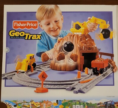 Fisher-Price Geotrax Mt. Blast Construction Co. NEW | eBay