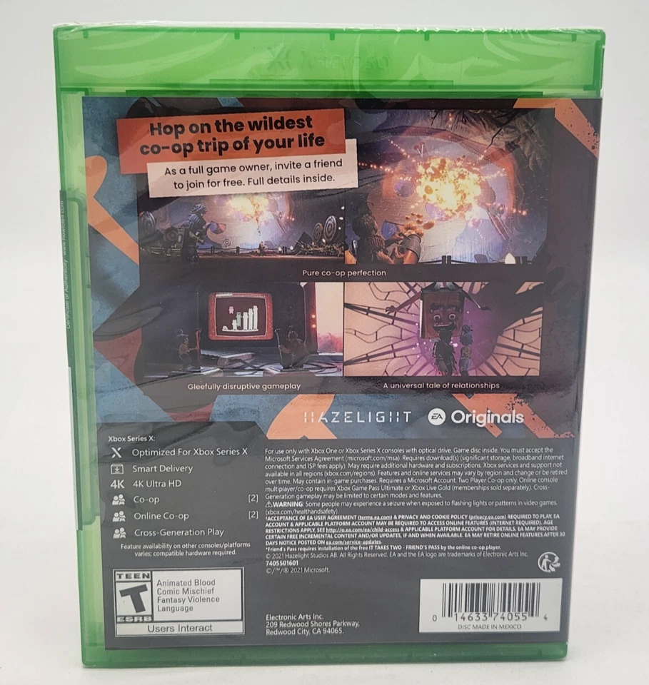 It Takes Two -- Standard Edition (Microsoft Xbox One, 2021) Brand New Sealed US - Image 2 of 4