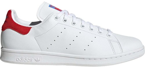 Adidas Stan Smith Originals White Solar Red Tennis Ball Felt Size 8.5 #F37640 Adidas Adidas Stan Smith White Solar Red Tennis Ball Felt  main image 2
