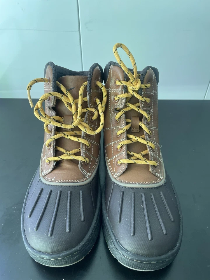 De Colección Nike ACG Woodside Niños Marrón Tostado Pato Botas Unisex Talla 3 Y 415079-200 NUEVAS Foto 2 de 4