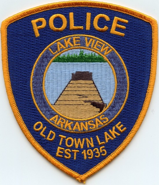 LAKEVIEW ARKANSAS AR Old Town Lake POLICE PATCH eBay